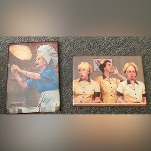 Set of 2/ vintage I love Lucy magnets from 1900s
